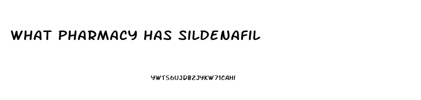 What Pharmacy Has Sildenafil