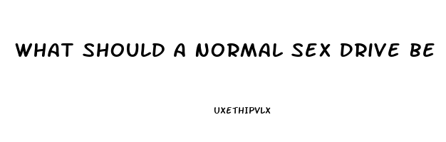 What Should A Normal Sex Drive Be