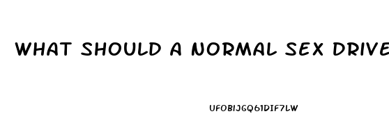 What Should A Normal Sex Drive Be