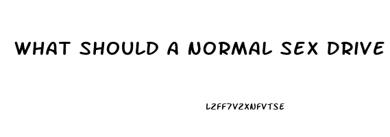 What Should A Normal Sex Drive Be