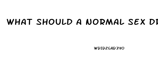 What Should A Normal Sex Drive Be