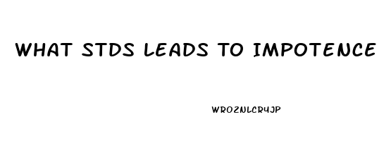 What Stds Leads To Impotence