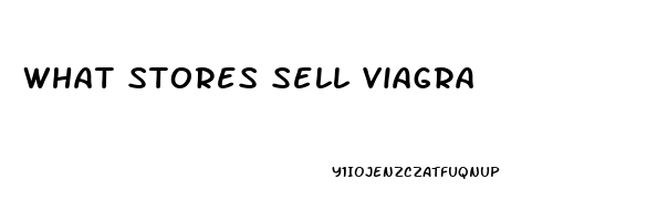 What Stores Sell Viagra