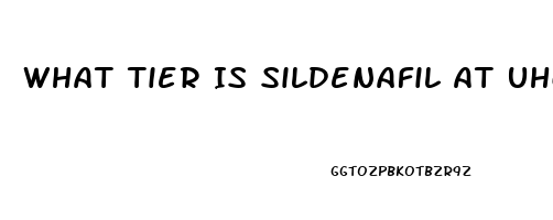 What Tier Is Sildenafil At Uhc