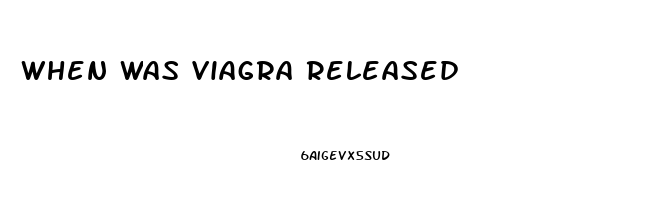 When Was Viagra Released