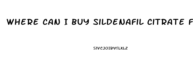 Where Can I Buy Sildenafil Citrate Free Samples