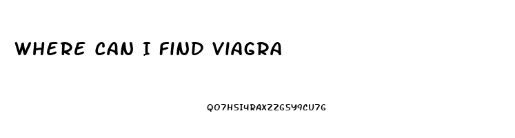 Where Can I Find Viagra