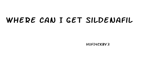 Where Can I Get Sildenafil