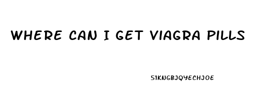 Where Can I Get Viagra Pills