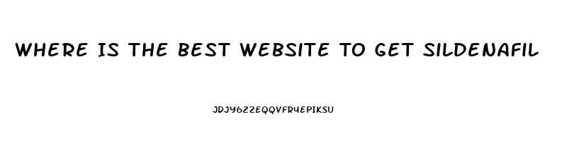 Where Is The Best Website To Get Sildenafil