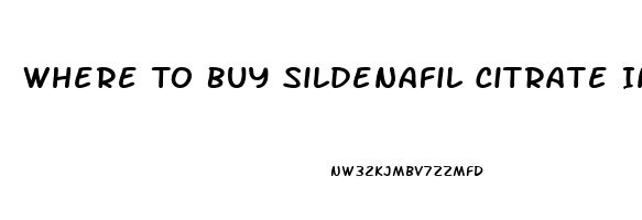 Where To Buy Sildenafil Citrate In Buffalo Ny