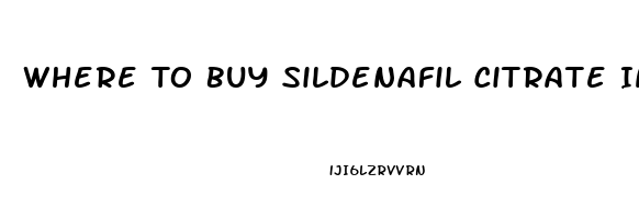 Where To Buy Sildenafil Citrate In Canada