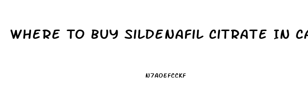 Where To Buy Sildenafil Citrate In Canada