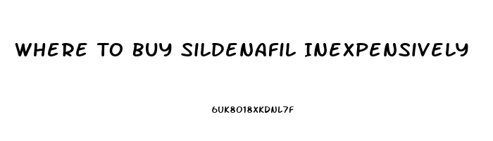 Where To Buy Sildenafil Inexpensively