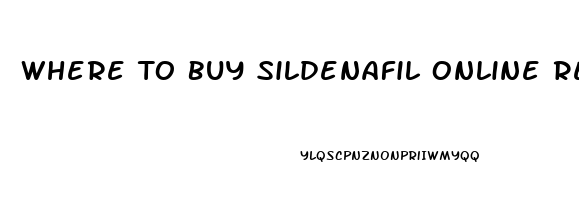 Where To Buy Sildenafil Online Reddit