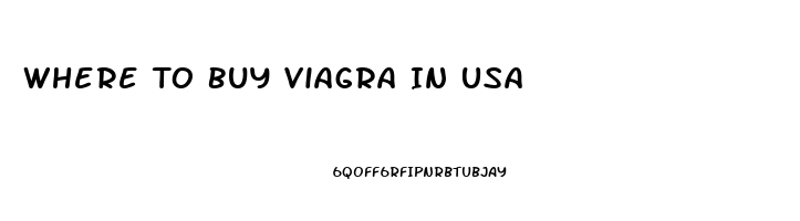 Where To Buy Viagra In Usa