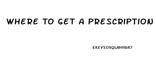 Where To Get A Prescription For Sildenafil