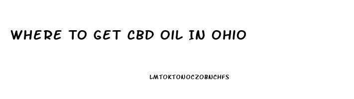 Where To Get Cbd Oil In Ohio