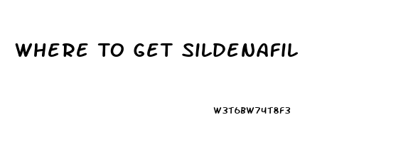 Where To Get Sildenafil