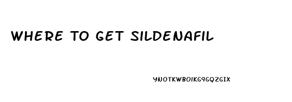 Where To Get Sildenafil