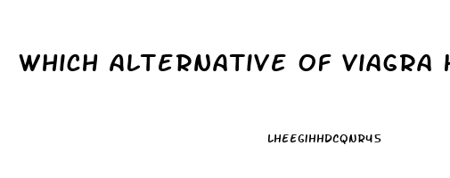 Which Alternative Of Viagra Helps Erectile Dysfunction