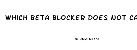 Which Beta Blocker Does Not Cause Erectile Dysfunction