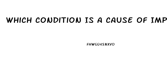 Which Condition Is A Cause Of Impotence In Men