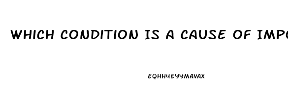 Which Condition Is A Cause Of Impotency In Men