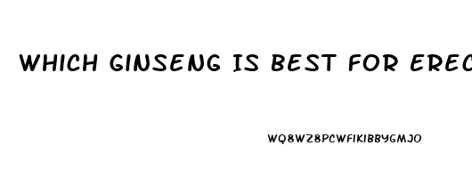 Which Ginseng Is Best For Erectile Dysfunction