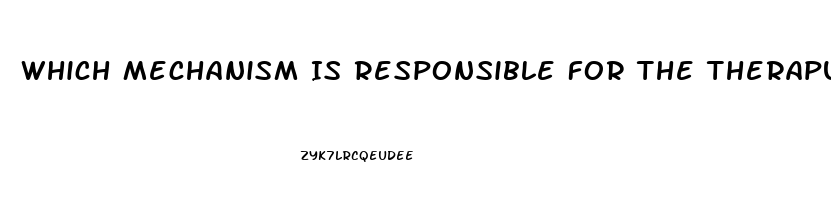Which Mechanism Is Responsible For The Theraputic Effect Of Sildenafil