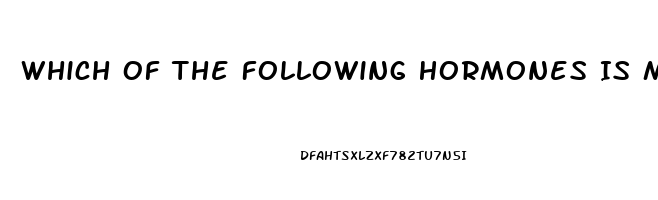 Which Of The Following Hormones Is Most Strongly Connected With The Sex Drive In Women