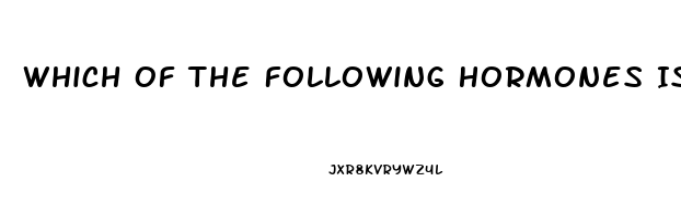 Which Of The Following Hormones Is Most Strongly Connected With The Sex Drive In Women