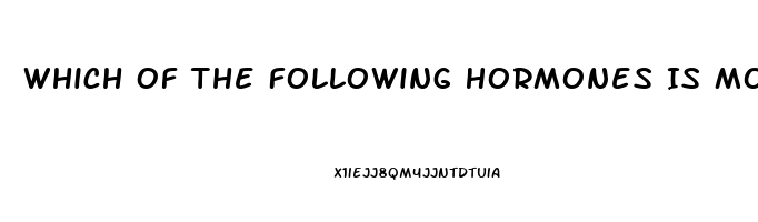Which Of The Following Hormones Is Most Strongly Connected With The Sex Drive In Women