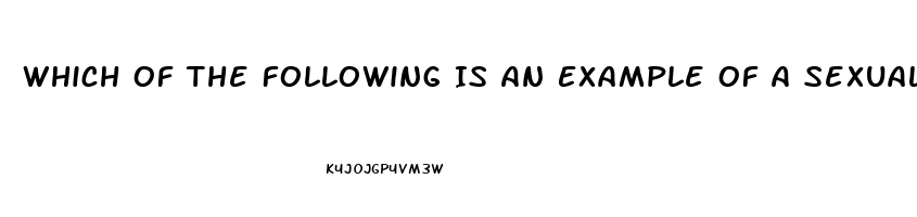 Which Of The Following Is An Example Of A Sexual Dysfunction