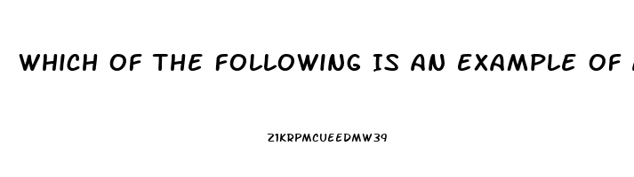 Which Of The Following Is An Example Of A Sexual Dysfunction