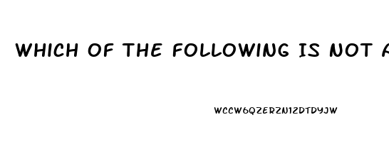 Which Of The Following Is Not A Cause Of Impotence In Men