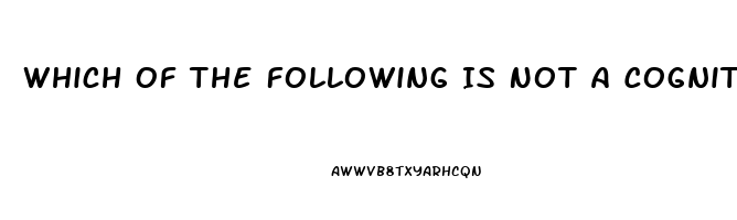 Which Of The Following Is Not A Cognition Typical Of Men With Sexual Dysfunction