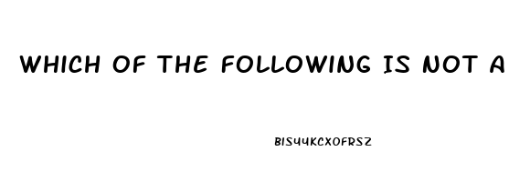 Which Of The Following Is Not A Treatment For Impotence