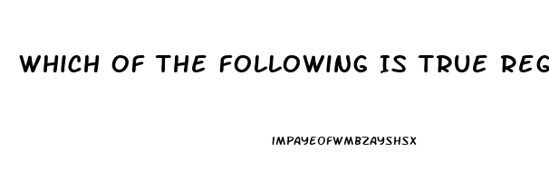 Which Of The Following Is True Regarding The Use Of Sildenafil For Erectile Dysfunction