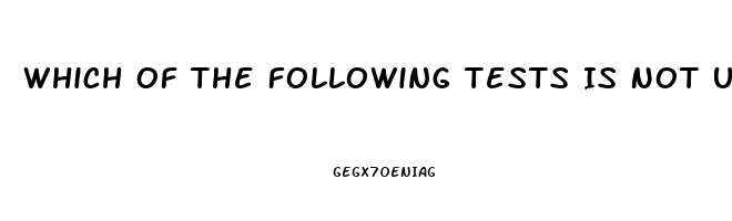 Which Of The Following Tests Is Not Used To Assess Sacroiliac Joint Dysfunction