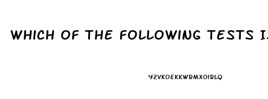 Which Of The Following Tests Is Not Used To Assess Sacroiliac Joint Dysfunction