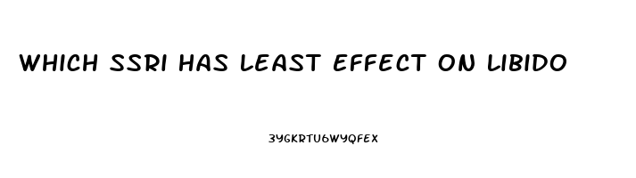 Which Ssri Has Least Effect On Libido