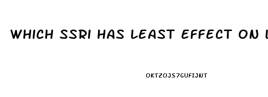 Which Ssri Has Least Effect On Libido