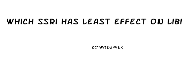 Which Ssri Has Least Effect On Libido