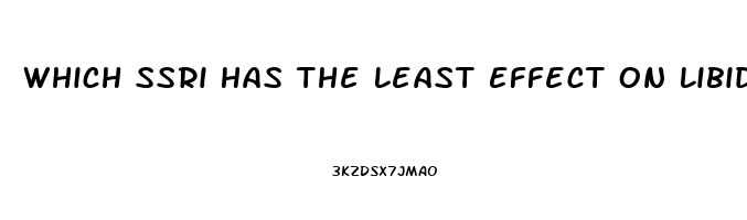 Which Ssri Has The Least Effect On Libido