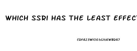 Which Ssri Has The Least Effect On Libido