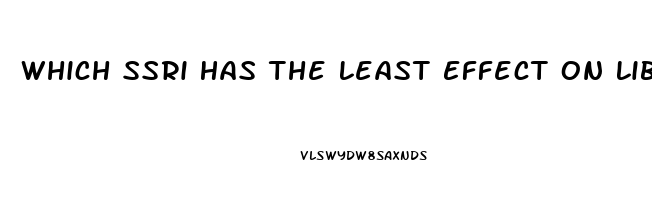 Which Ssri Has The Least Effect On Libido