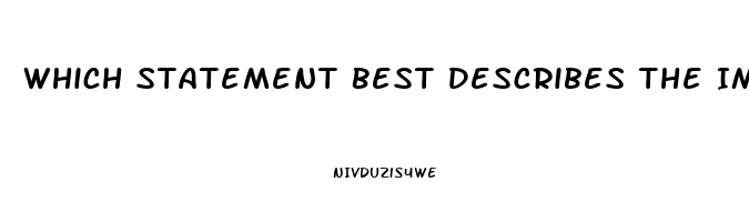 Which Statement Best Describes The Impotence