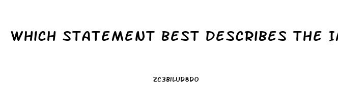 Which Statement Best Describes The Impotence