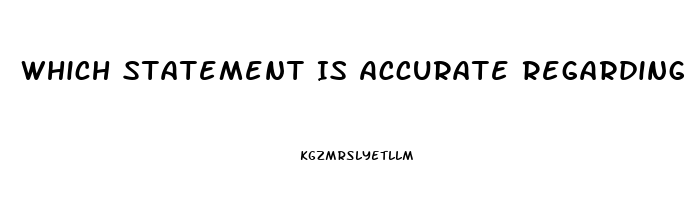 Which Statement Is Accurate Regarding Sildenafil